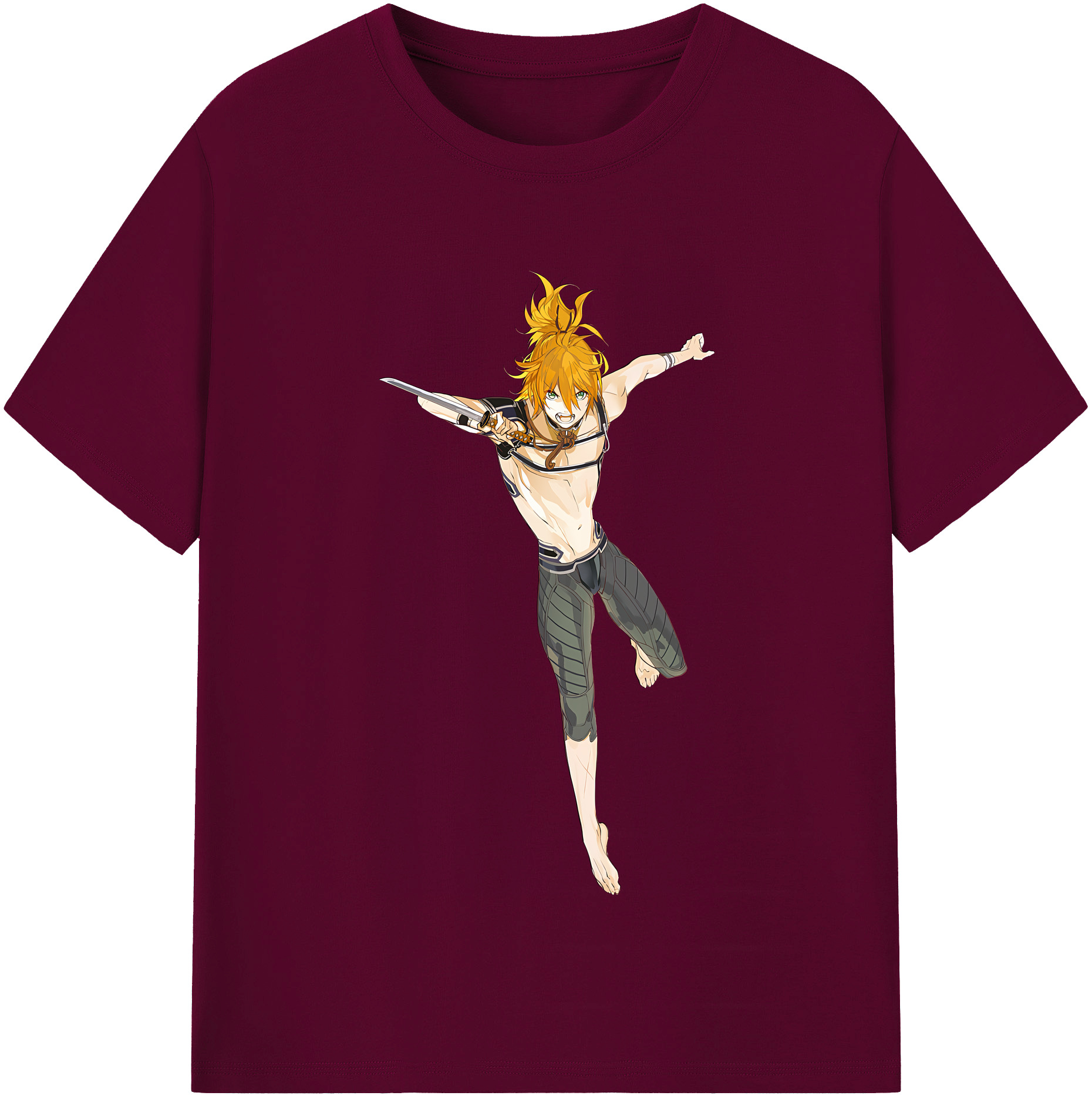 （画像用） 刀剣乱舞 Touken Ranbu レディースカジュアルプリントTシャツ（綿100％）